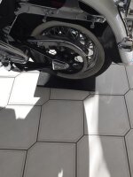 PROFIMAT® Universale Reifenmatte mit Auffahrrampe BREIT 500x500x10-30 mm