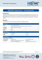 PROFIMAT® Universale Reifenmatte mit Auffahrrampe BREIT 500x500x10-30 mm